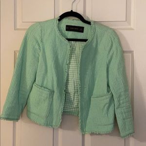 Zara Basic Mint Blazer